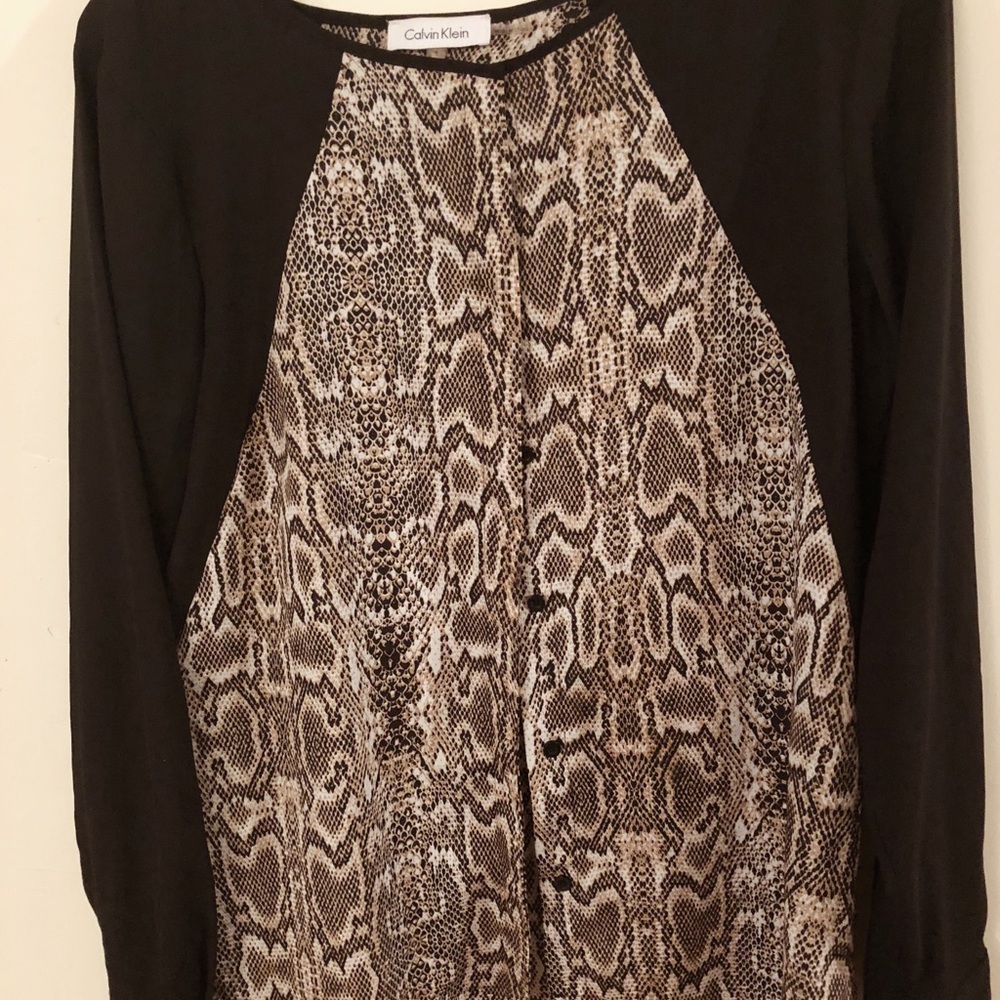 Calvin Klein Reptile Blouse